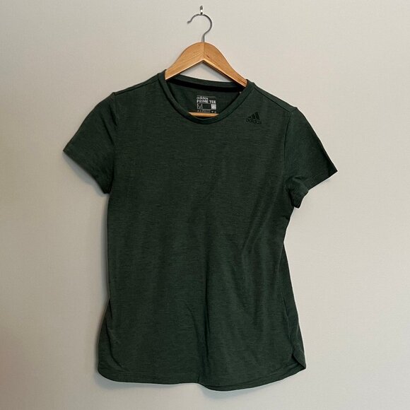 Adidas. Prime Tee. T-Shirt. Green. Size Medium. Womens. - Picture 1 of 6